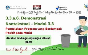 Demonstrasi Kontekstual Modul 3.3 Tentang Sampah